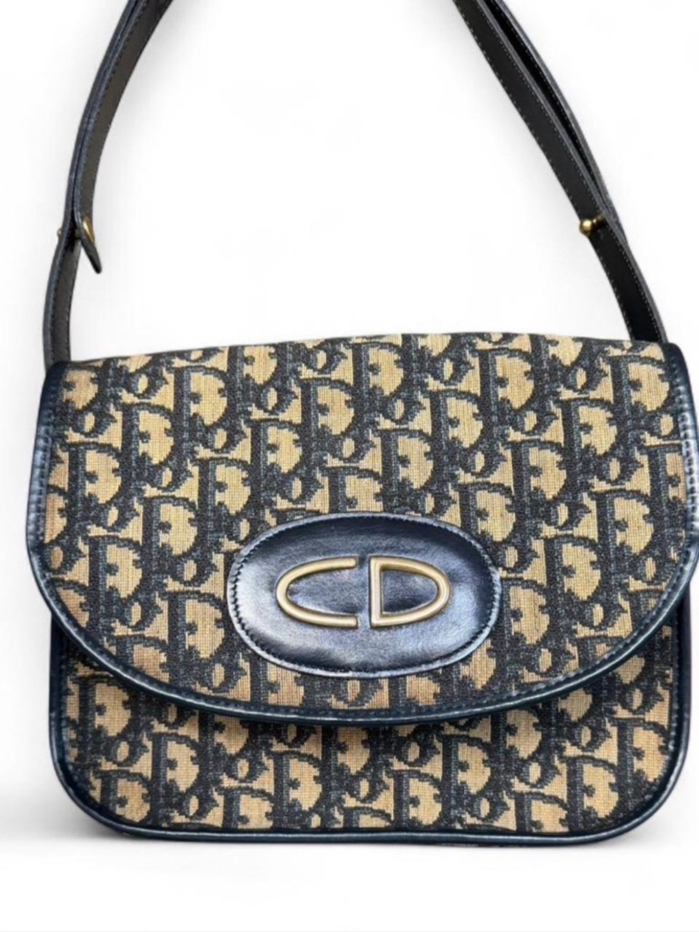 Christian Dior Trotter Monogram Canvas Flap Shoulder Bag. Comes with COA - Picture 3 of 16